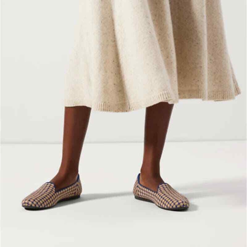 Rothy’s || RETIRED Woman’s Sapphire and Camel Loafers NIB Size 9